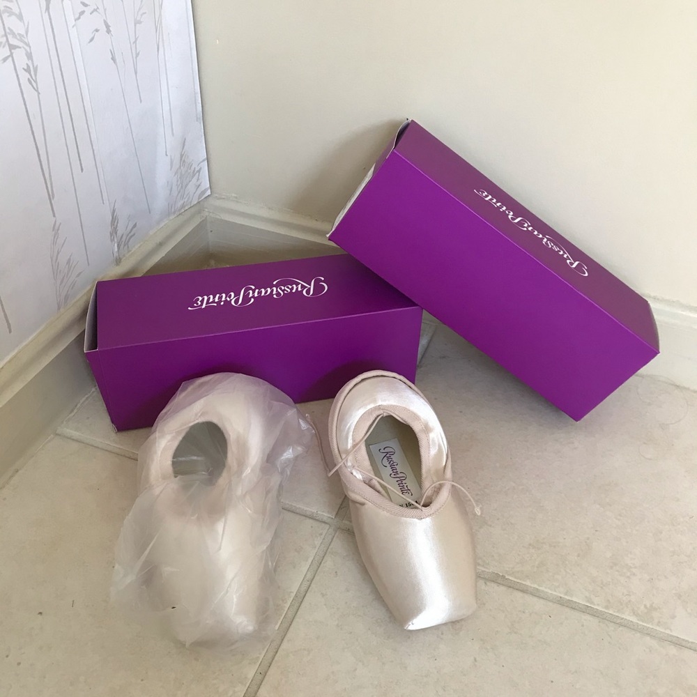 Russian Pointe shoes two pairs
